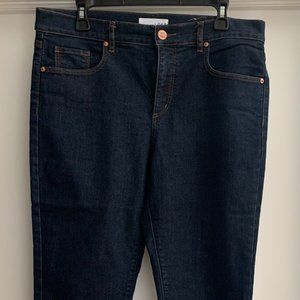LOFT Dark Denim Modern Skinny Jeans
